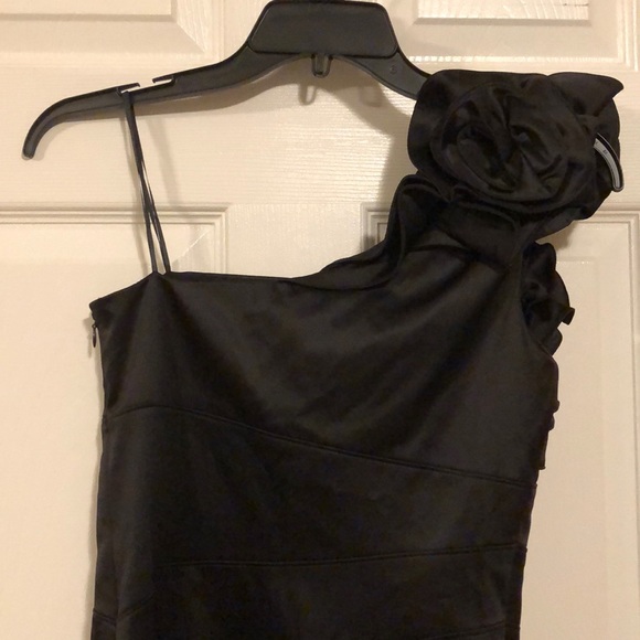 Jessica Simpson Black One Shoulder Dress - Picture 4 of 5